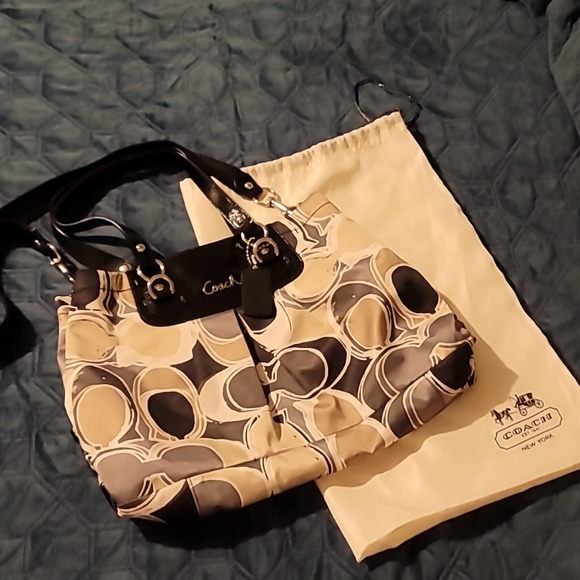 Coach Handbags - Coach Ashley Hand Bag Drawn Scarf Shoulder Bag
